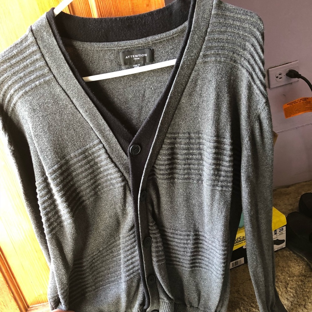 Dark grey cardigan